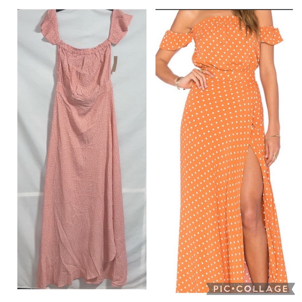 Flynn Skye Bella polka dot Maxi dress S